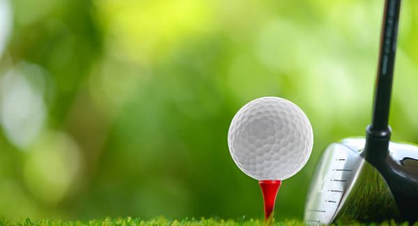 drive a golf ball on tee